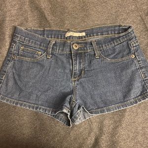 Denim shorts